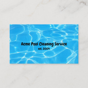 Swimming Pool Business Card