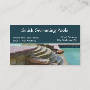 Swimming Pool Business Card