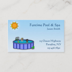 Swimming Pool Business Card