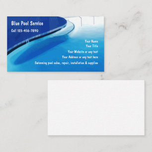 Swimming Pool Business Cards