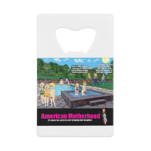 Swimming-Pool-Censored Credit Card Bottle Opener