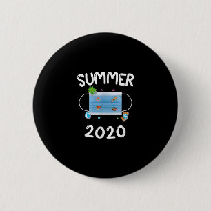 Swimming Pool Face Mask Masks Meme Gag T-Shirt 2 Inch Round Button