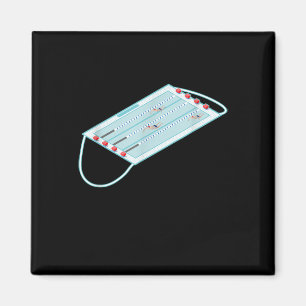 Swimming Pool Face Mask Masks Meme Gag T-Shirt Magnet
