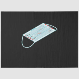 Swimming Pool Face Mask Masks Meme Gag T-Shirt Tissue Paper