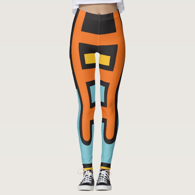 Swimming Pool Icon Leggings (Front)