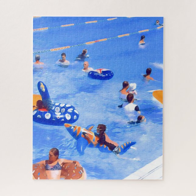 Swimming Pool Jigsaw Puzzle (Vertical)