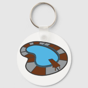 Swimming Pool Keychain