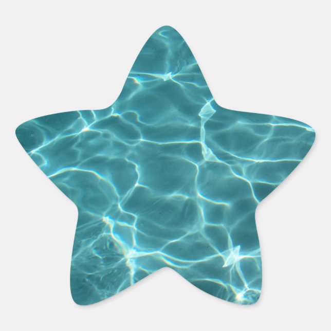 Swimming Pool Star Sticker (Front)