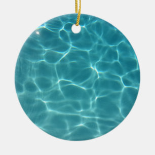 Swimming Pool Water Ceramic Ornament