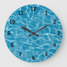 Swimming pool water Clock