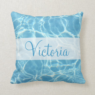 Swimming Pool Water Name Pillow