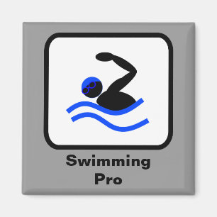Swimming Pro Magnet
