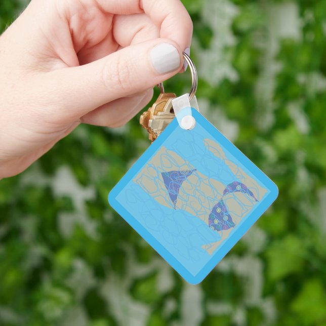 Swimming See Through Keychain (Hand)