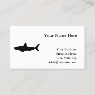 Swimming Shark Business Card