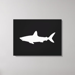 Swimming Shark Canvas Print