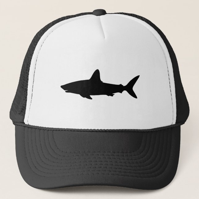 Swimming Shark Trucker Hat (Front)