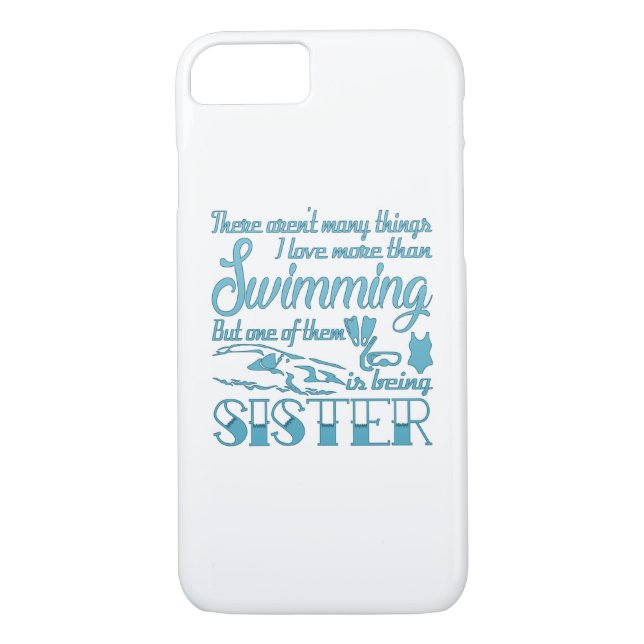 Swimming Sister Case-Mate iPhone Case (Back)