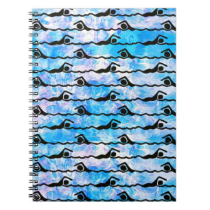 SWIMMING Spiral Notebook
