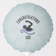 Swimming Success - Congratulations for Him Custom