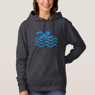 Swimming Success Swimmer Fleece Pullover Hoodie