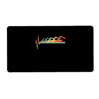 Swimming Swimmer Heartbeat Gift Premium