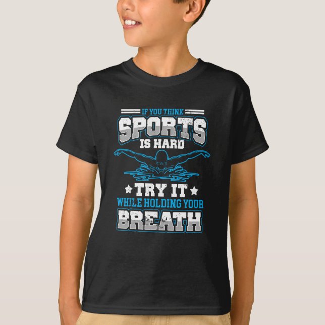 Swimming Swimming Club Competition Swimming T-Shirt (Front)
