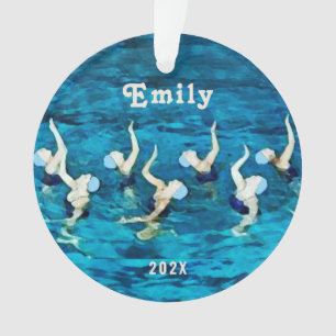 Swimming Synchronized Collectable 2025 Ornament