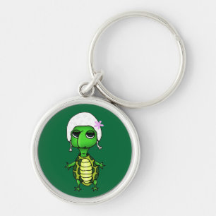 Swimming Turtle Keychain