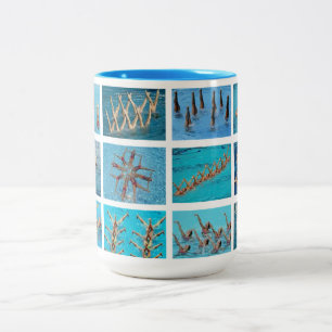 Swimming Two-Tone Coffee Mug
