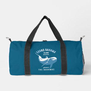Swimming with Dolphins Grand Bahama Scuba Diving Duffle Bag