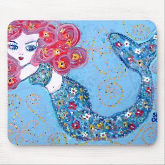 swimming with grace mouse pad