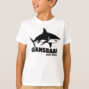 Swimming With Great White Sharks - Gansbaai Diving T-Shirt