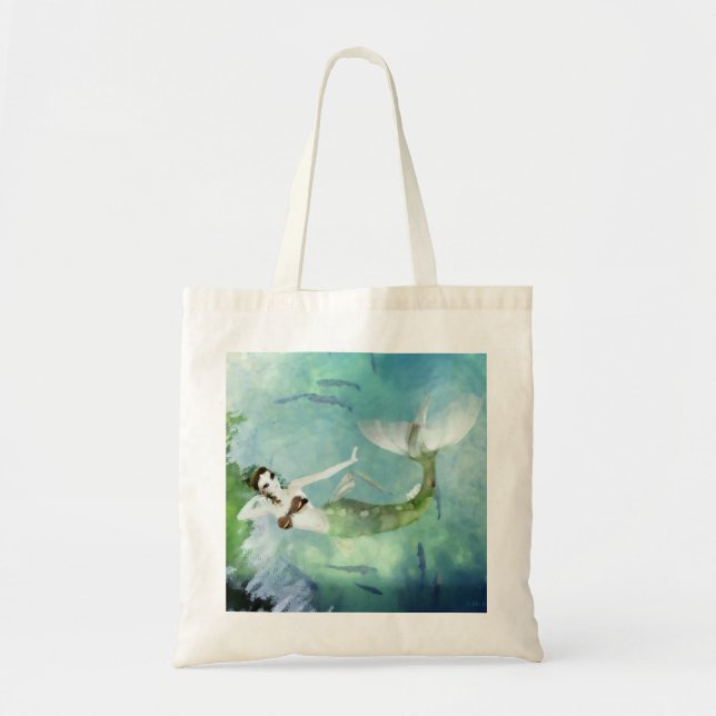 Swimming with Salmon Bag (Front)