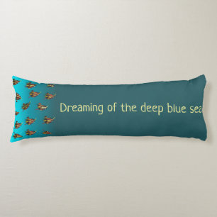 Swimming With The Fishes Body Pillow