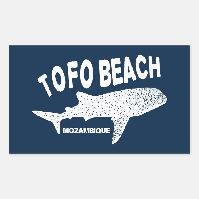 Swimming With Wale Sharks - Tofo Beach Mozambique Sticker (Front)