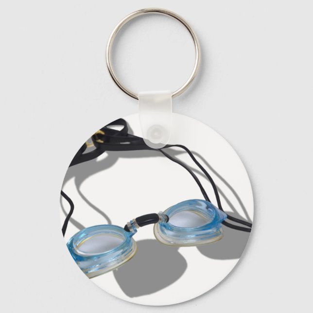 SwimmingGoggles091210 Keychain (Front)