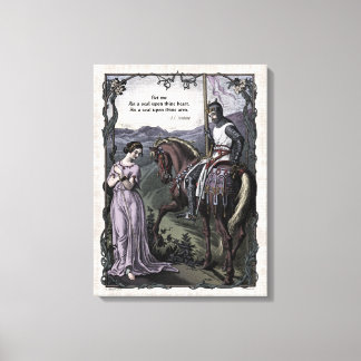 Swinburne "An Old Saying" Victorian Art Canvas Print