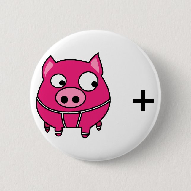 SWINE flu 2 Inch Round Button (Front)