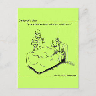 Swine Flu Postcard