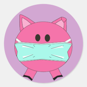 Swine Flu sticker