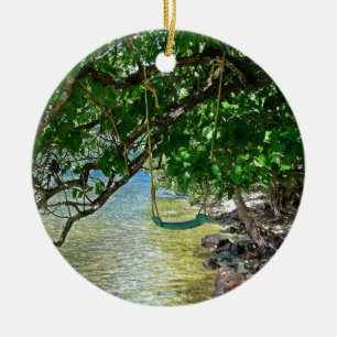 Swing Ceramic Ornament