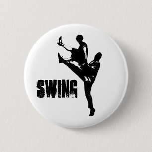 Swing Dance 2 Inch Round Button