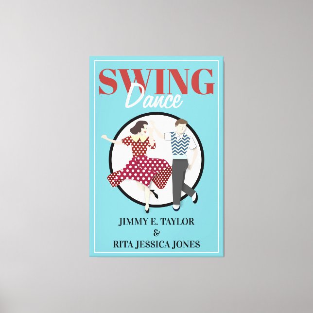 Swing Dance Canvas Print (Front)