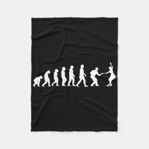 Swing Dance - Couple Dance - Lindy Hoppers - Swing Fleece Blanket
