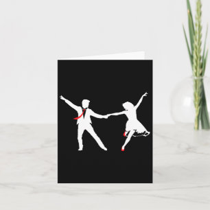 Swing Dance Couple - Dance School Swing Dance Swin Card