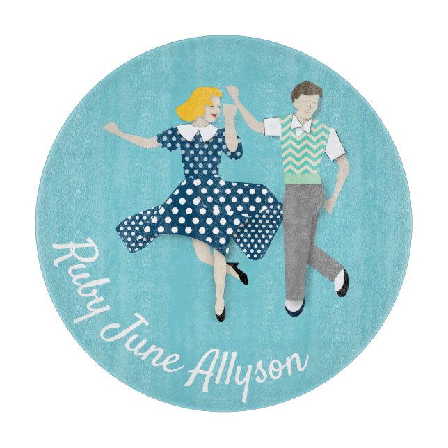 Swing Dance Cutting Board (Front)