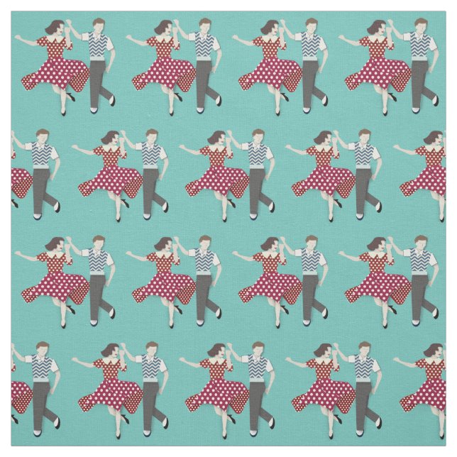 Swing Dance Fabric (Swatch)