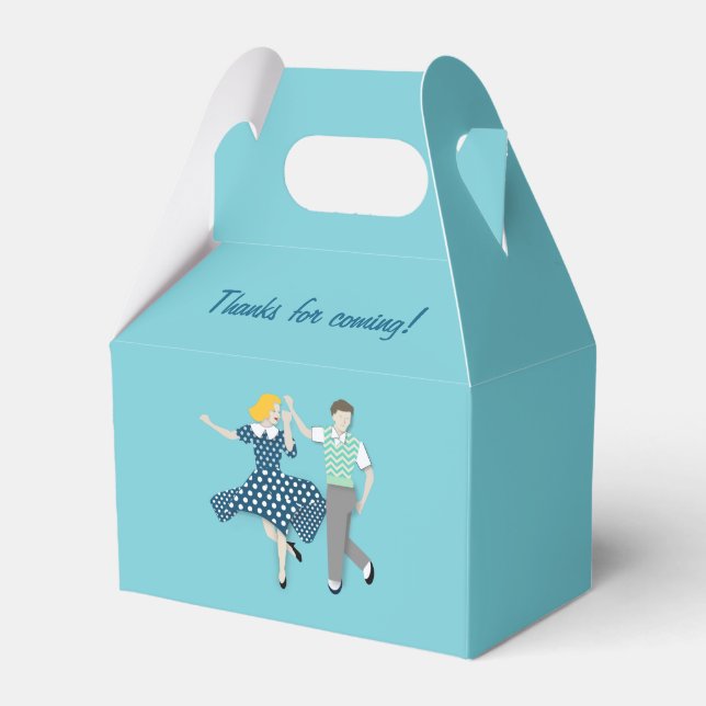 Swing Dance Favor Box (Back Side)