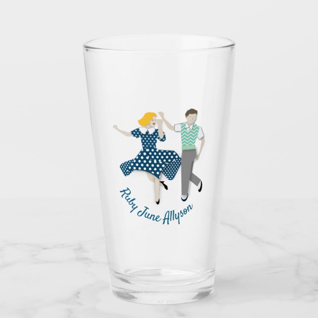 Swing Dance Glass (Front)