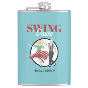 Swing Dance Hip Flask